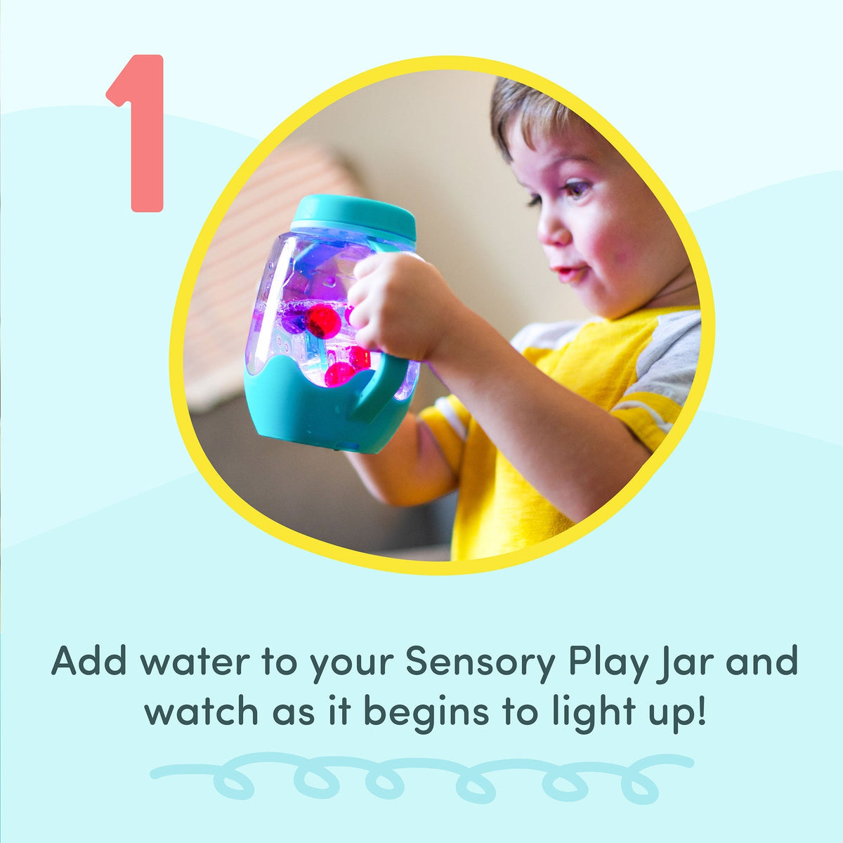 Glo Pals - Sensory Jar - Stardust - Purple