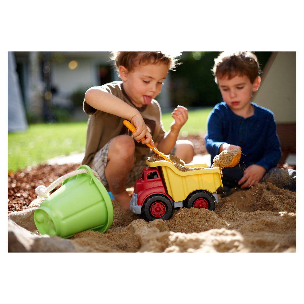 Green Toys Red and Yellow Dump Truck