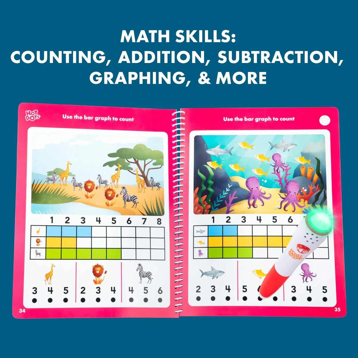 Hot Dots® Let's Learn Kindergarten Math
