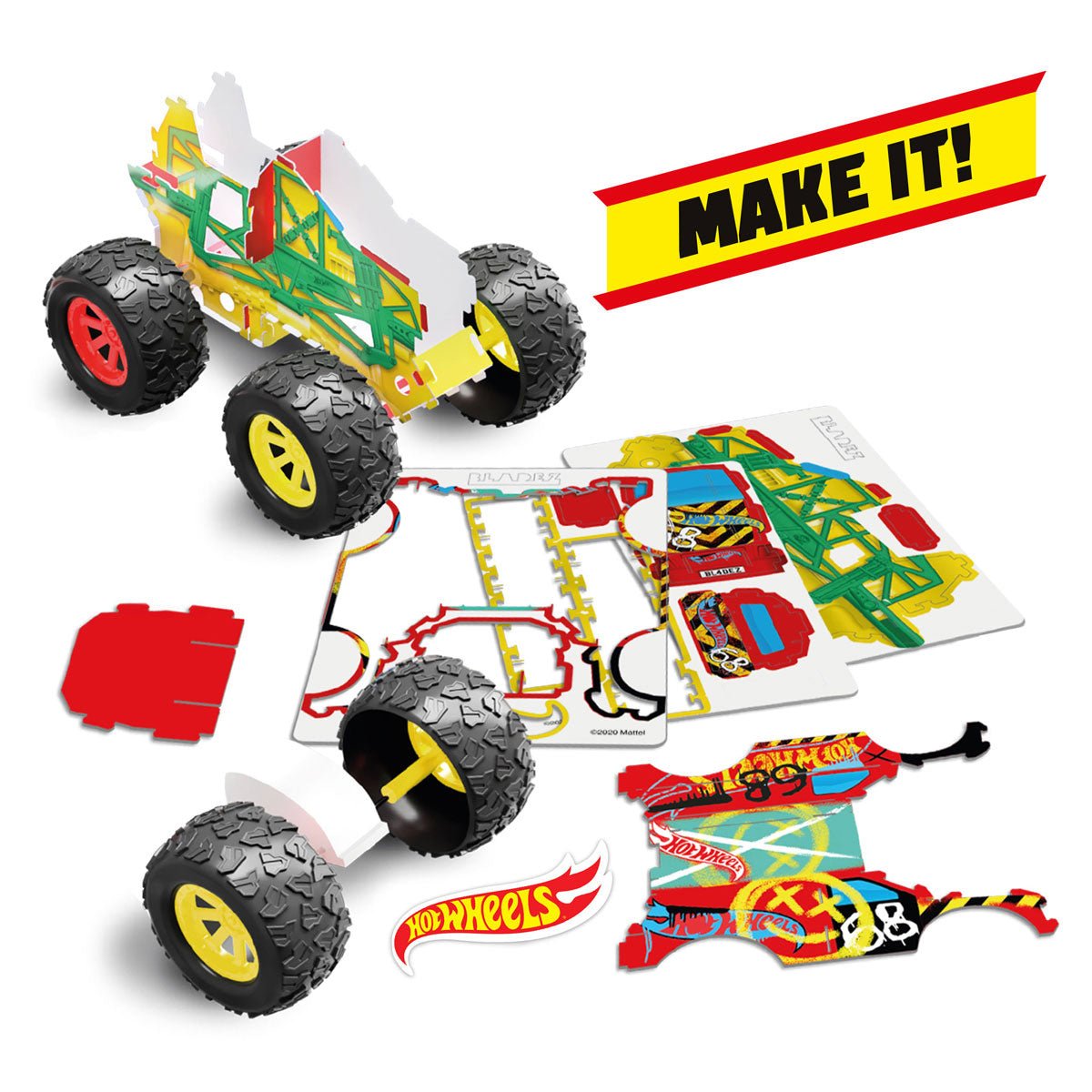Hot Wheels Monster Trucks Crash Zone Twin Pack