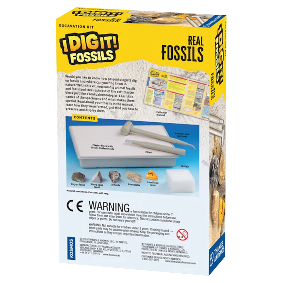 I Dig It! Fossils - Real Fossils Excavation Kit
