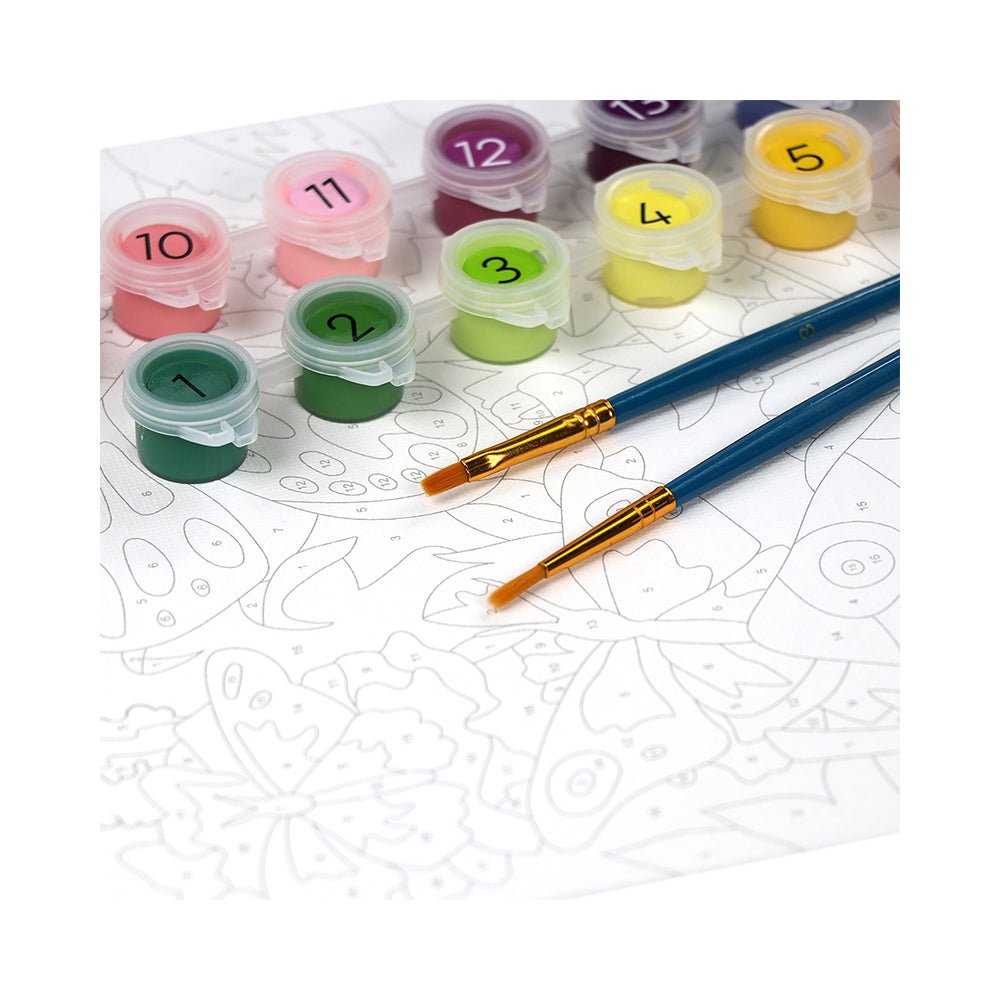 iHeartArt Paint By Numbers- Butterflies + Blooms