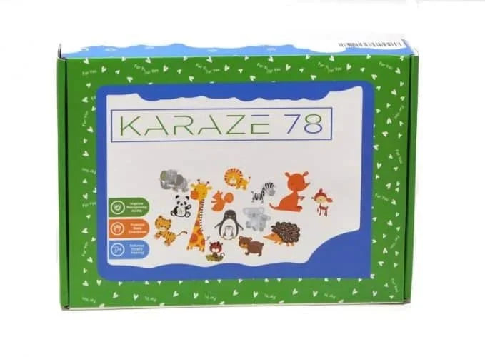 Karaze78 Foam Bath Toys - 18 Piece Land Animals