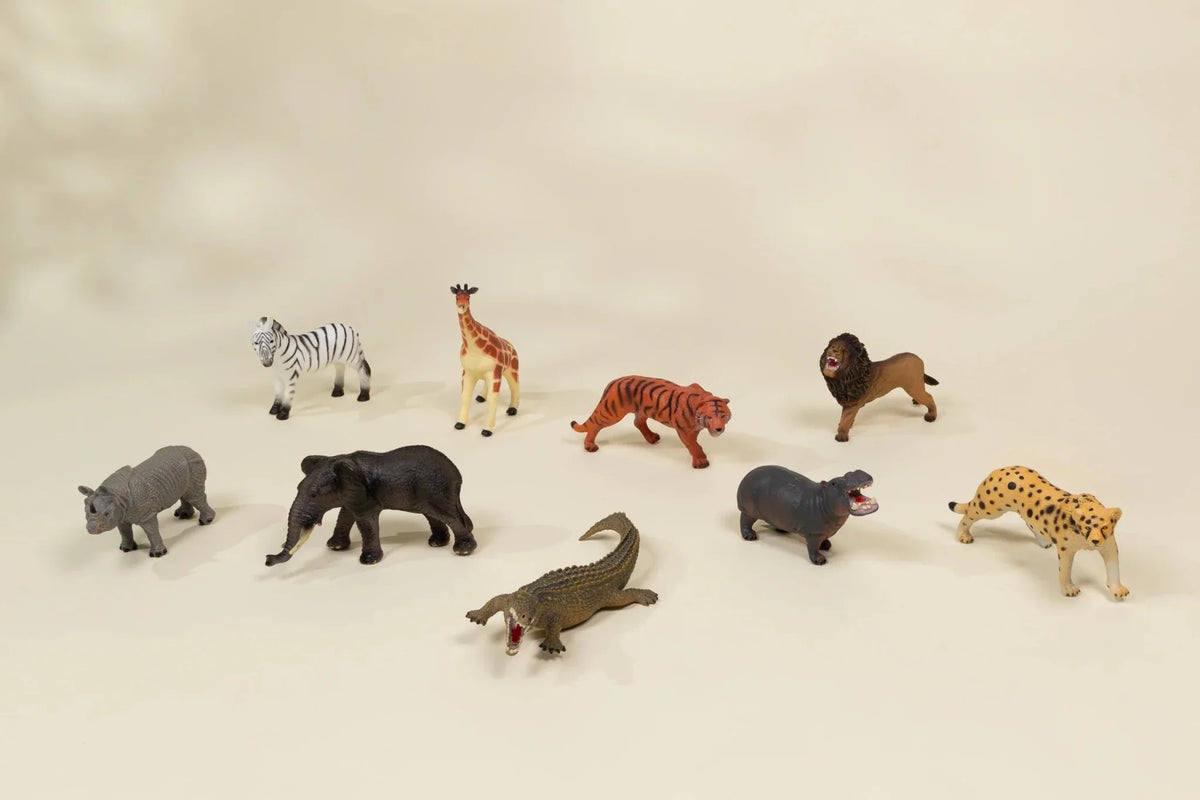 Large Wildlife Animal Play Figurine – Hippopotamus