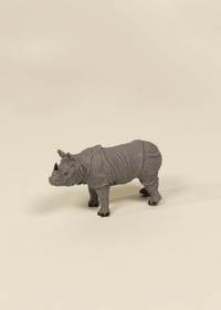 Large Wildlife Animal Play Figurine – Rhinoceros