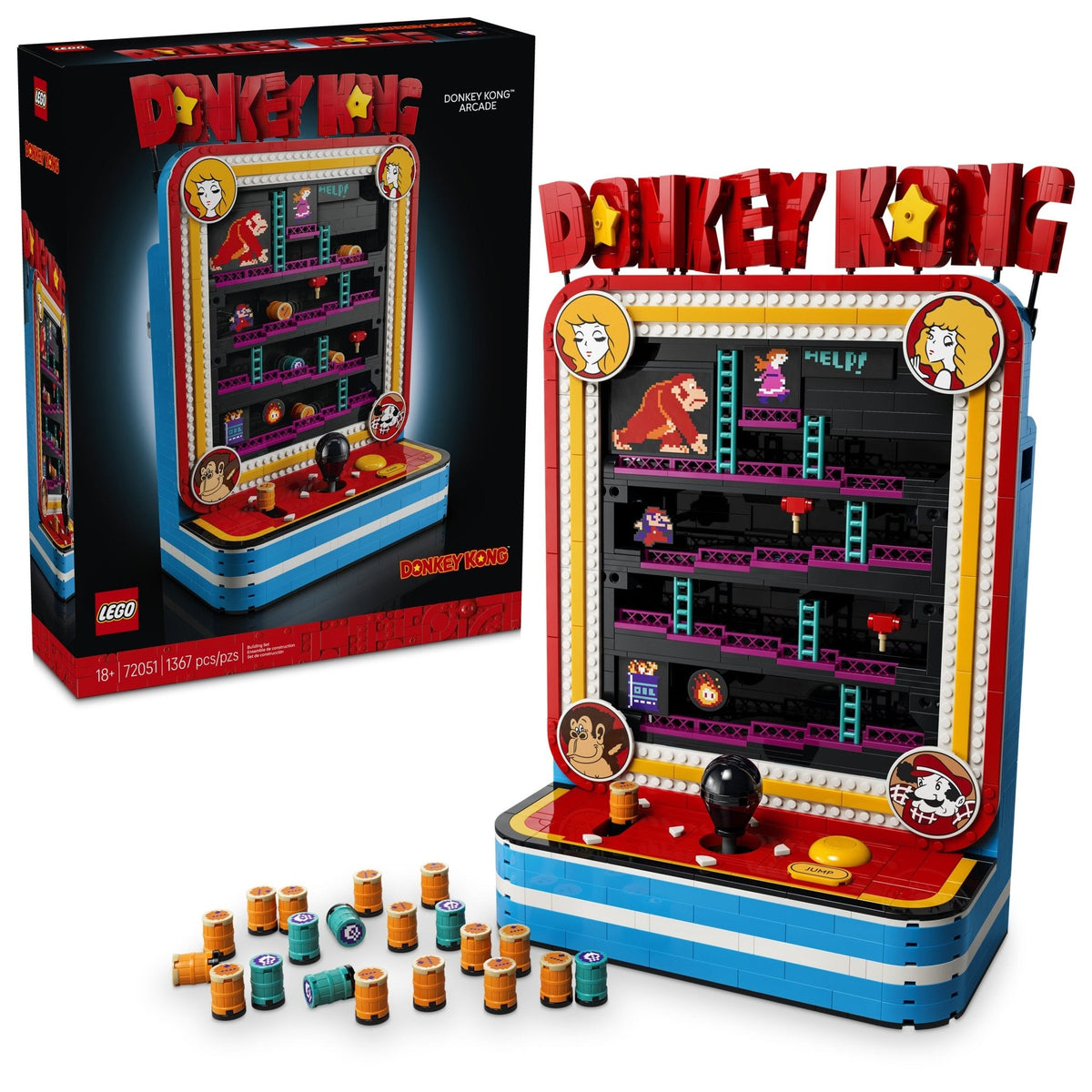 LEGO® Donkey Kong Arcade Building Set 72051