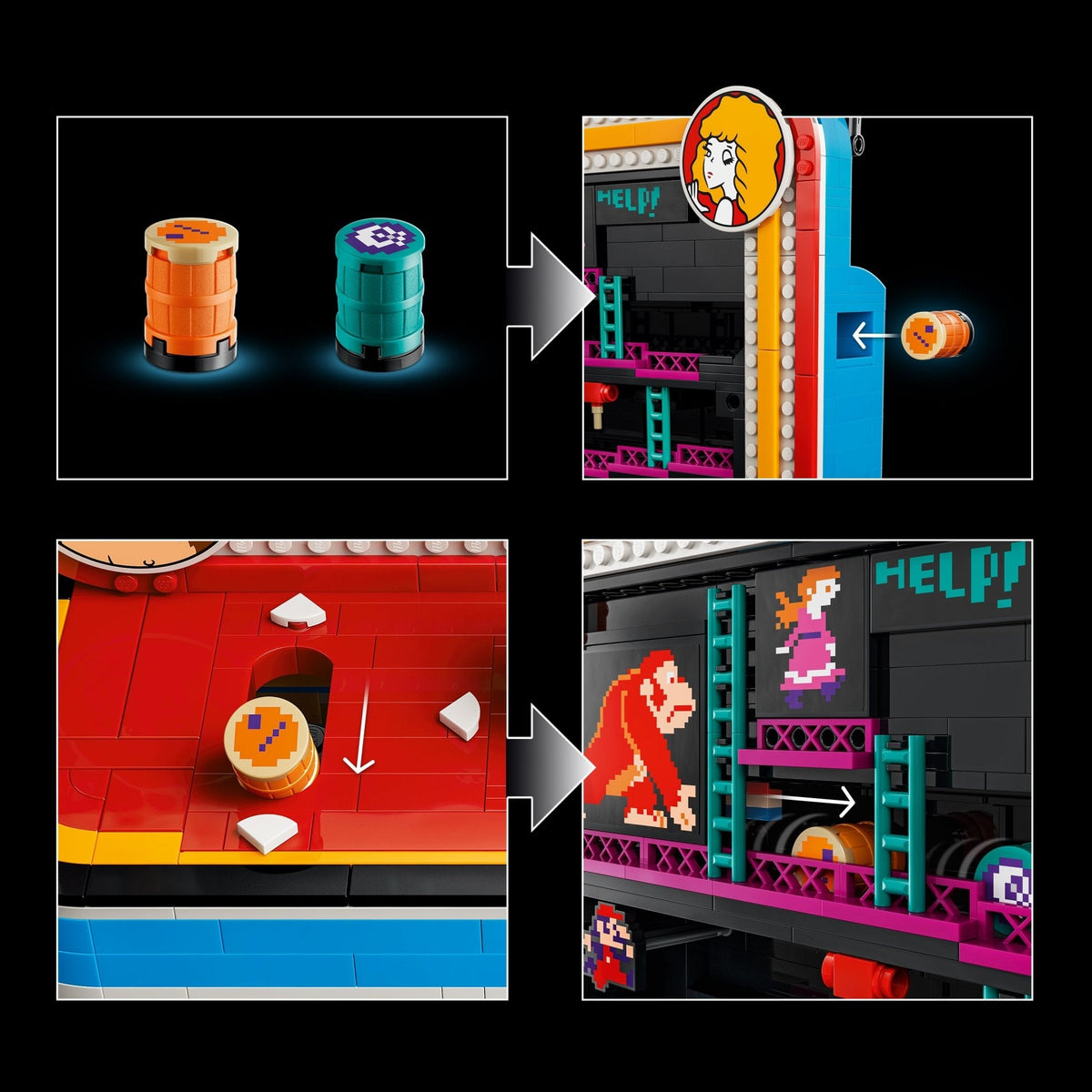 LEGO® Donkey Kong Arcade Building Set 72051