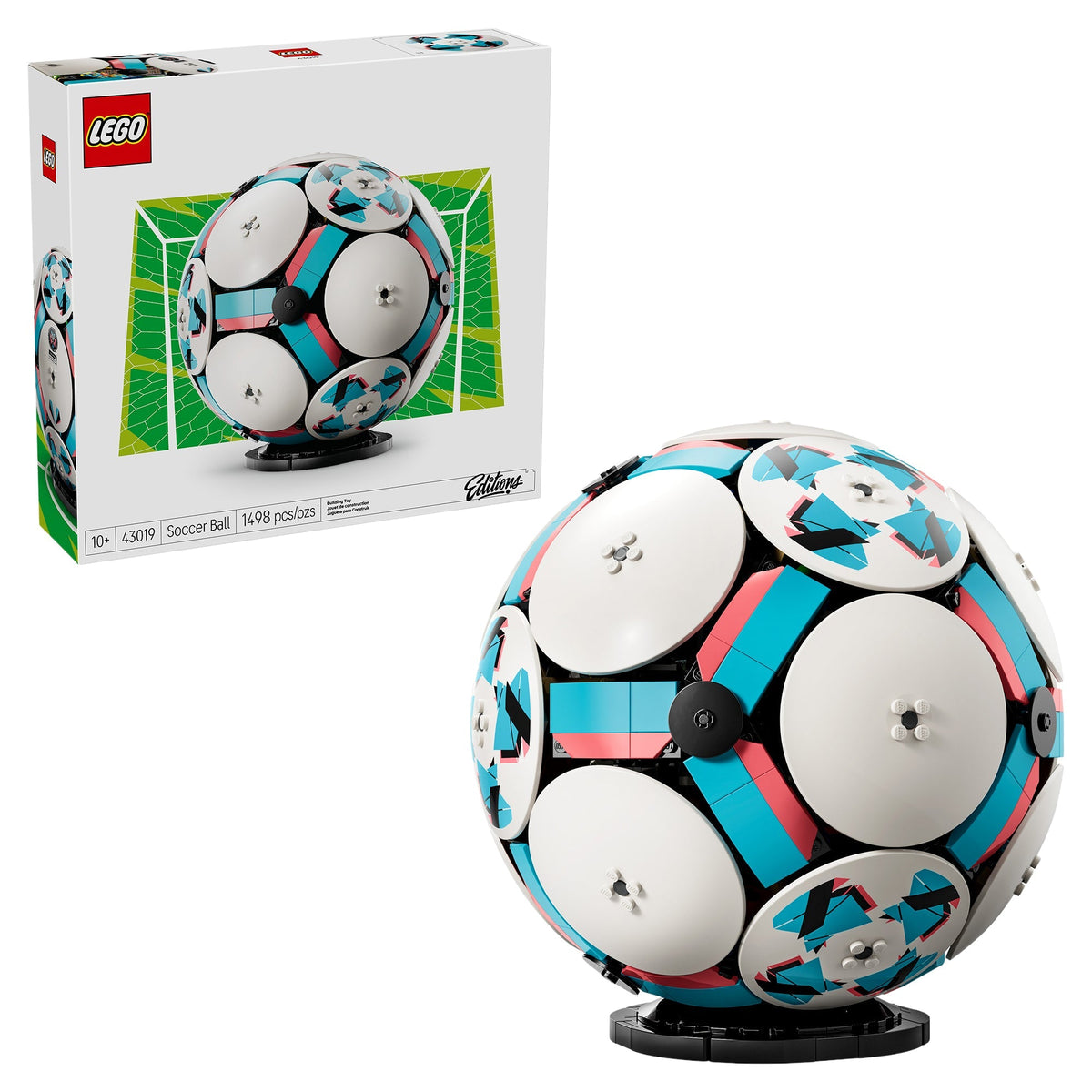 LEGO® Editions Soccer Ball Kids Building Toy 43019
