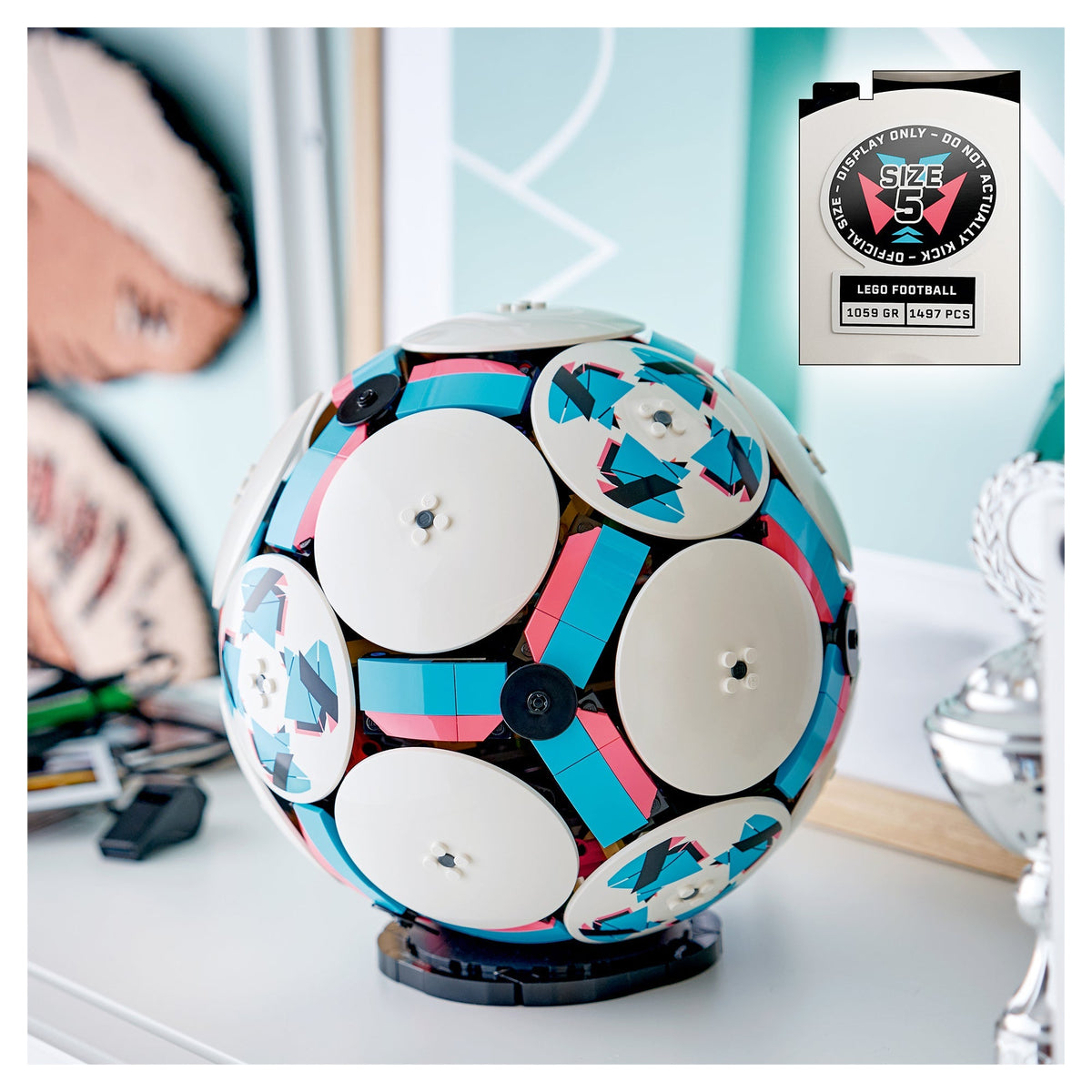 LEGO® Editions Soccer Ball Kids Building Toy 43019