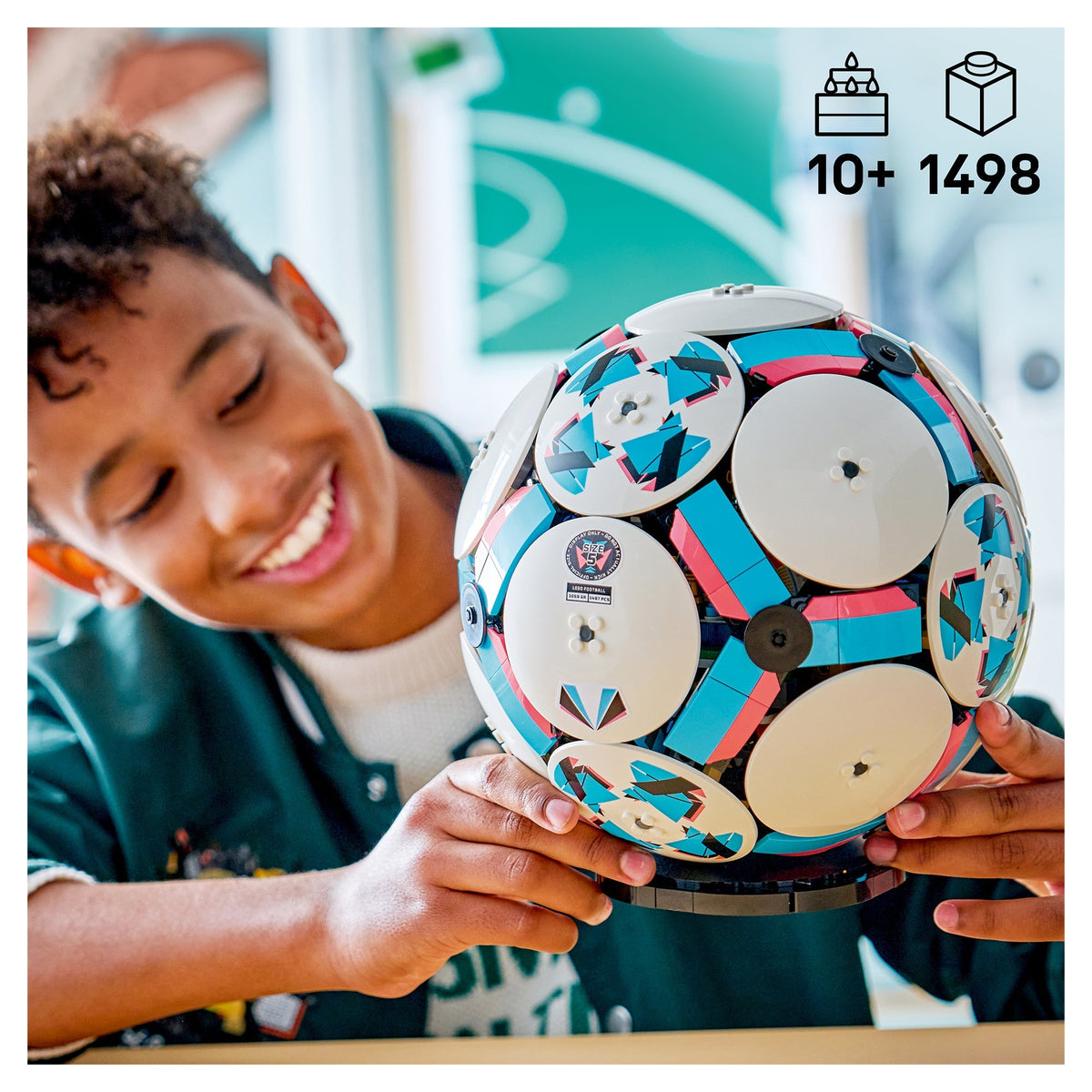LEGO® Editions Soccer Ball Kids Building Toy 43019