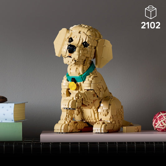 LEGO® Icons Golden Retriever Puppy - Building Set 11384