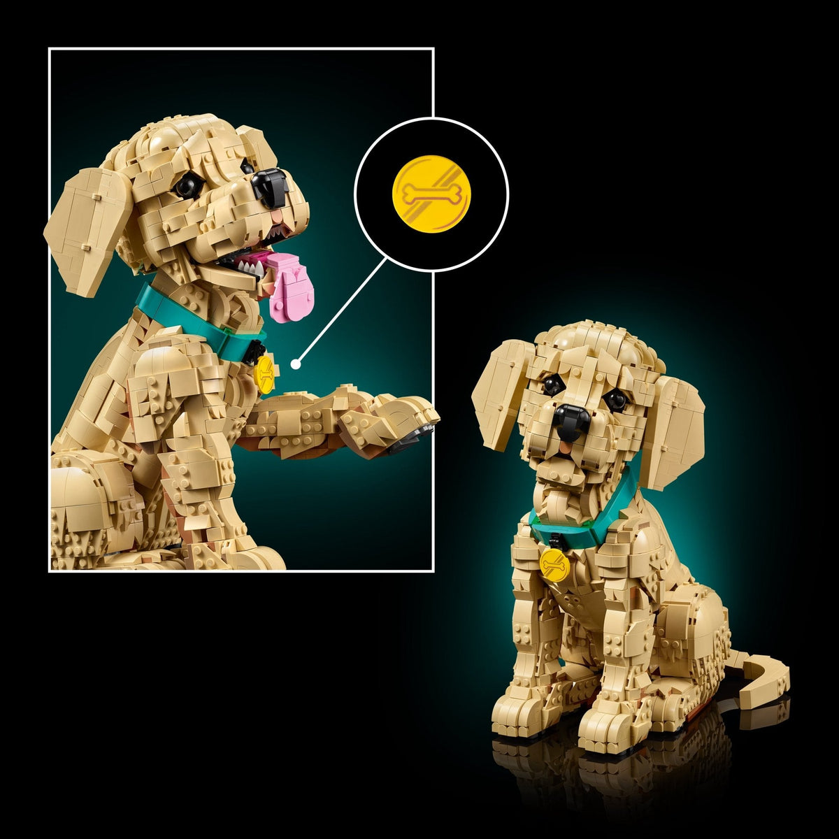 LEGO® Icons Golden Retriever Puppy - Building Set 11384