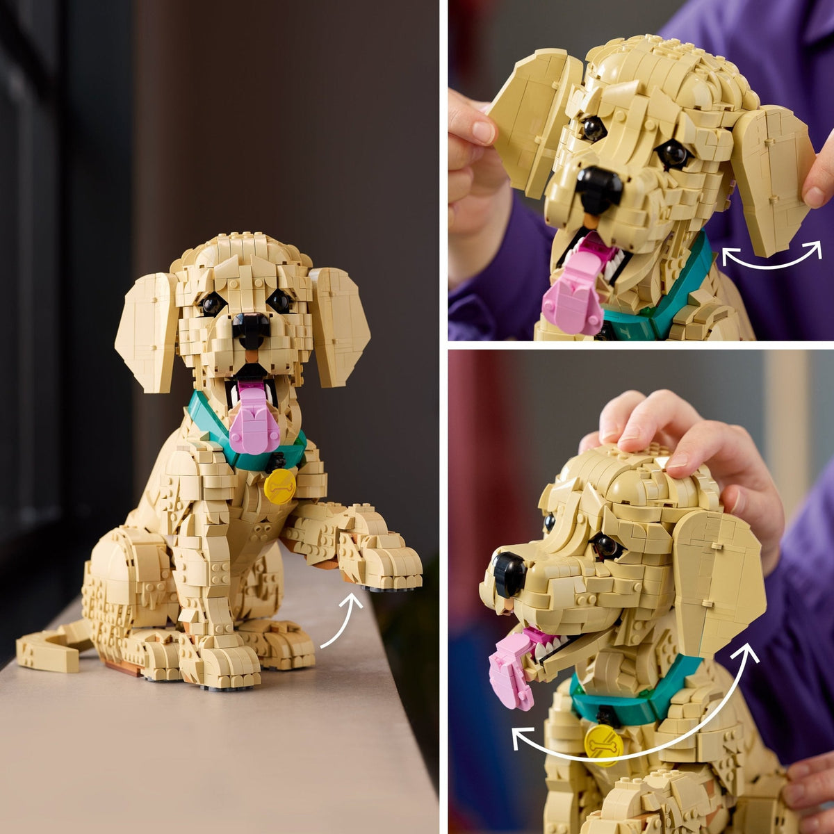 LEGO® Icons Golden Retriever Puppy - Building Set 11384