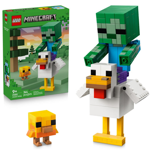 LEGO® Minecraft Chicken Jockey Building Toy 21582