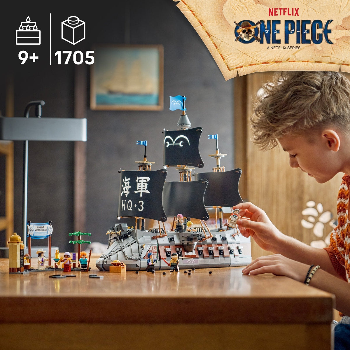 LEGO® ONE PIECE Garp's Marine Battleship 75646