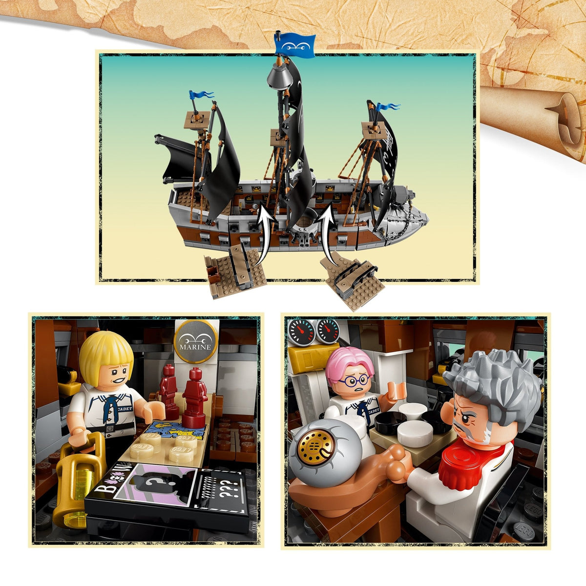 LEGO® ONE PIECE Garp's Marine Battleship 75646