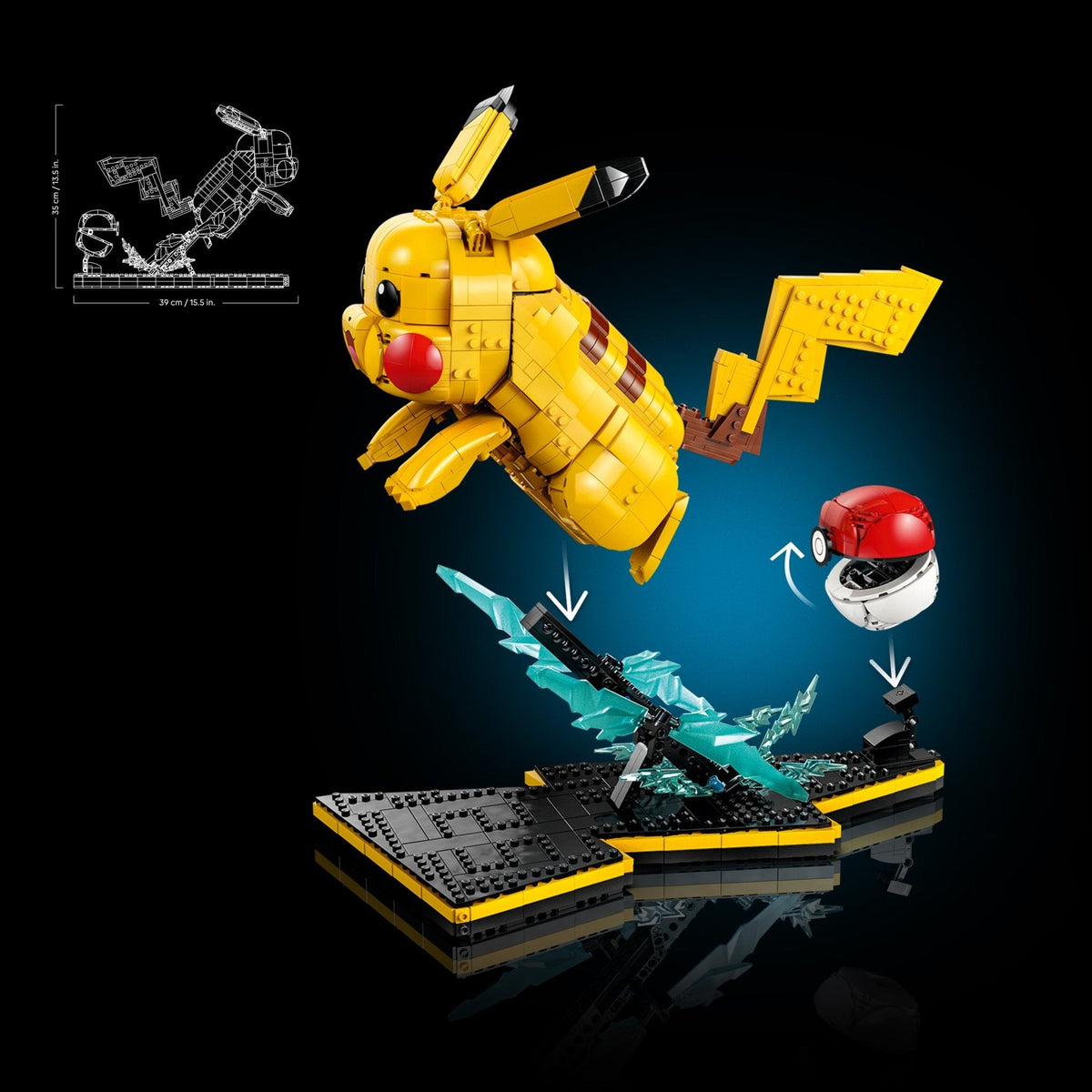 LEGO® Pokémon Pikachu and Poké Ball 72152
