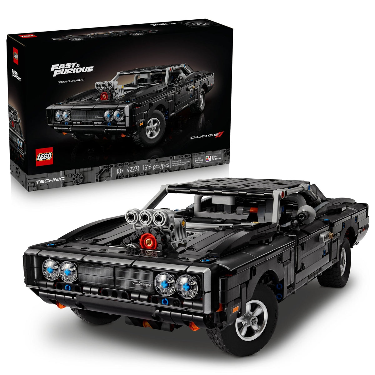 LEGO® Technic Fast and Furious Dodge Charger R/T Car 42231