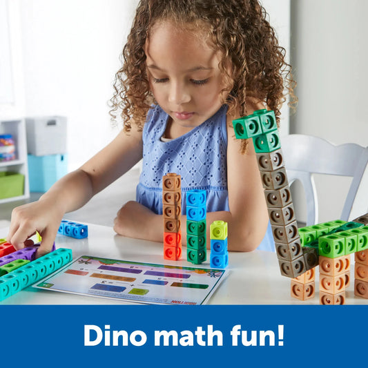 MathLink® Cubes Activity Set - Dino Time