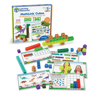MathLink® Cubes Activity Set - Dino Time