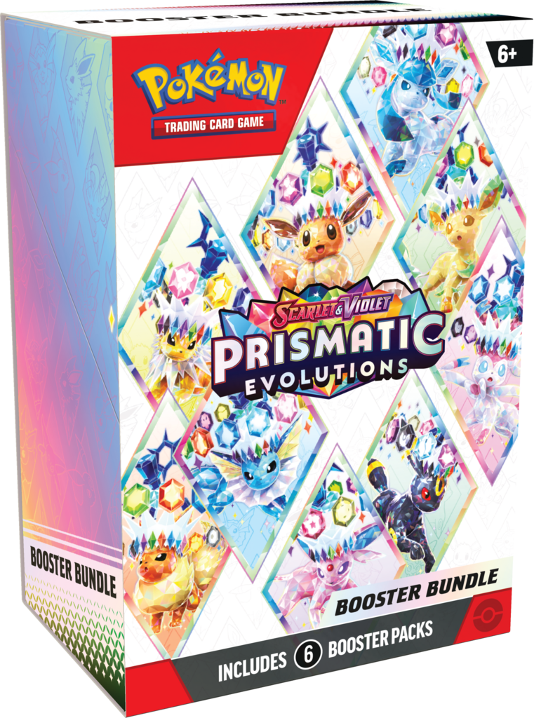 Pokémon TCG: Scarlet & Violet - Prismatic Evolutions - 6 Booster Pack Bundle