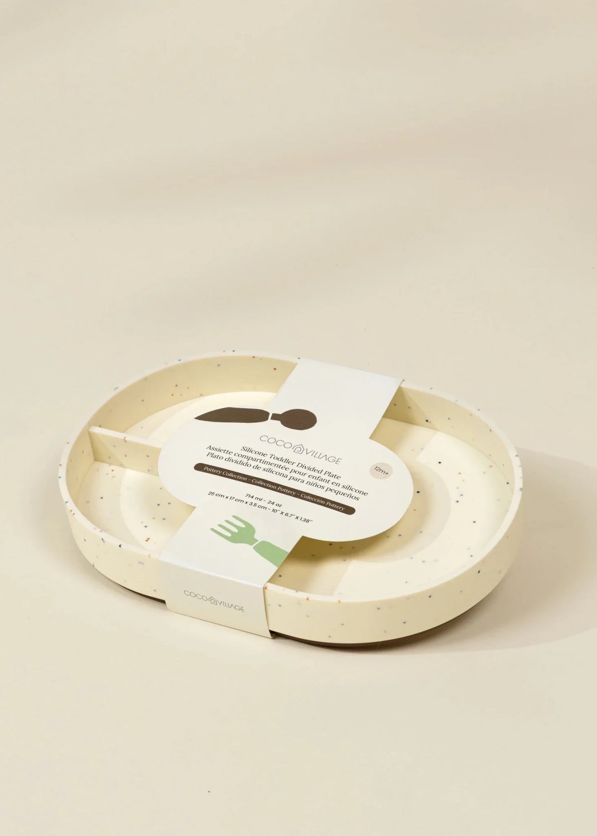 Silicone Toddler Divided Plate – Pottery Collection