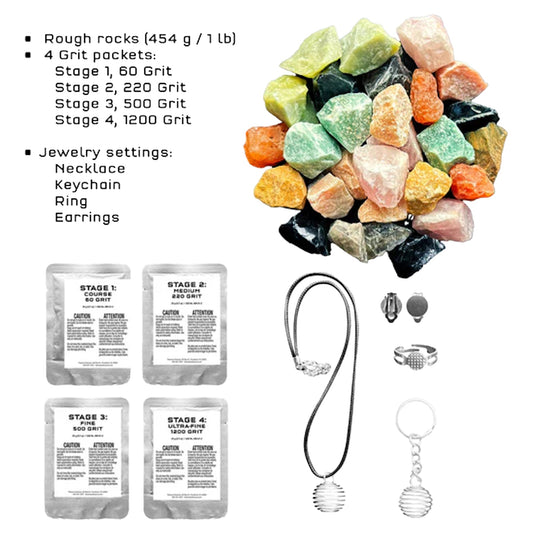 The Thames & Kosmos Rock Tumbler Refill Pack