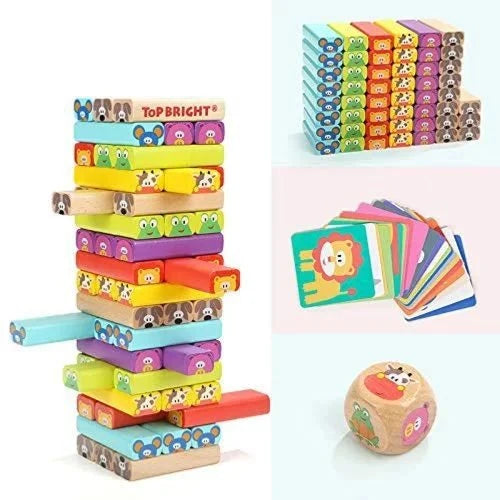 Wooden Tumbling Tower Toy