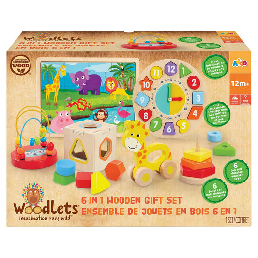 Woodlets 6 in 1 Gift Set